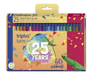 Staedtler Fiberpen Triplus Color 1.0 25 år ass (20+5)